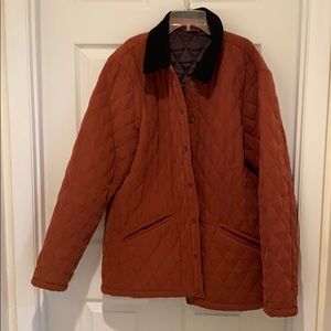 Orange shooting coat